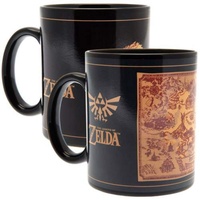 Pyramid The Legend of Zelda Tasse mit Thermoeffekt/Farbwechsel (Map