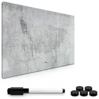 Navaris Magnettafel Memoboard Concrete, 60 x 40 cm, grau