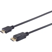 ShiverPeaks S/CONN maximum connectivity Displayportkabel-Displayport Stecker 20p HDMI Stecker,