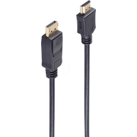 ShiverPeaks S/CONN maximum connectivity Displayportkabel-Displayport Stecker 20p HDMI Stecker,