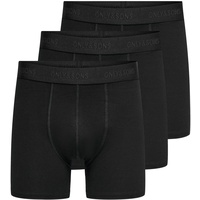 Only & Sons Herren Boxershorts ONSFITZ SOLID BLACK Trunk