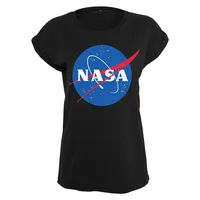 Mister Tee Ladies NASA Insignia Tee in black |