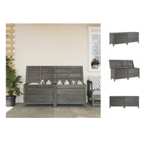 VidaXL Gartentruhe Anthrazit 150x50x56,5 cm Massivholz Tanne