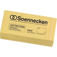 SOENNECKEN Haftnotiz 5810 50x40mm hellgelb 12 St./Pack.