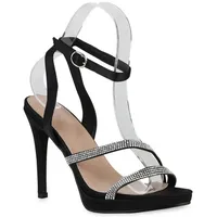 VAN HILL Damen High Heels in Schwarz