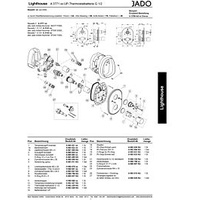 Ideal Standard JADO Thermostatgriff Innenteil, Chrom A860821AA