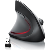 CSL ergonomische Maus, Funk, optische Funk Linkshänder Vertikal Mouse,