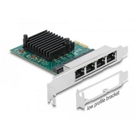 DeLock PCI Express x1 Karte 4 x RJ45 Gigabit