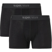 Super.natural M TUNDRA175 BOXER 2-PACK jet black/jet Black -