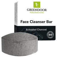 GREENDOOR Face Cleanser Bar - Activated Charcoal