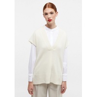 Eterna Strick Pullover in off-white unifarben,