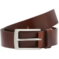 JACK & JONES Ledergürtel »JACSTOCKHOLM LEATHER BELT NOOS«, braun