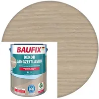 Baufix Dekor Langzeitlasur 5 l silbergrau