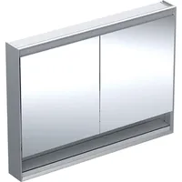 Geberit ONE Spiegelschrank ComfortLight, 2 Türen, AP-Montage, 120cm, Aluminium