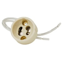 Bemko Fassung GU10 Adapter Sockel Keramik mit Kabel 0941