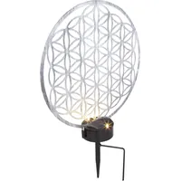 GLOBO LED-Solarleuchte Lebensblume 30 cm x 10 cm x