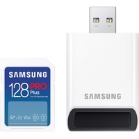 Samsung PRO Plus for Professionals R180/W130 SDXC 128GB USB-Kit,