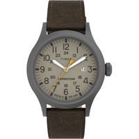 Timex Expedition Scout 40mm Herren-Armbanduhr mit Lederband TW4B23100