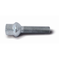 Hr H&R Radschraube Kugelbund R12 mm Silber (1256002)