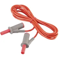 VOLTCRAFT MSB-501 Sicherheits-Messleitung Lamellenstecker 4mm Lamellenstecker 4mm 2.00m Rot