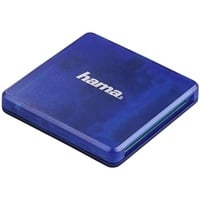 Hama Multi-Kartenleser USB-2.0, SD/microSD/CF, Blau