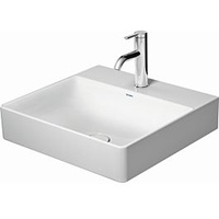 Duravit DuraSquare Waschtisch, 50x47cm, 1 Hahnloch, weiß