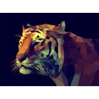 Pro Art Keilrahmenbild COLOURFUL TIGER (BHT 120x90x2,40 cm) -