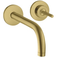 Hansgrohe Axor Uno Waschbeckenarmatur 165mm Ausladung brushed brass