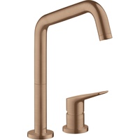 Hansgrohe Axor Citterio M 2-Loch 240 mit Schwenkauslauf brushed