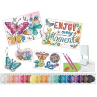 Ursus Kinder-Bastelsets Diamod Painting Creative Set Joy, 2er Karten