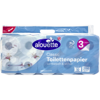 Alouette Toilettenpapier Classic 3-lagig, 10 Rollen