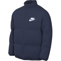 Nike Herren Club Puffer Jacke, Midnight Navy/White, M