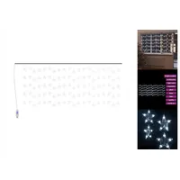 VidaXL LED-Lichtervorhang mit Sternen 500 LED Kaltweiß 8 Funktionen