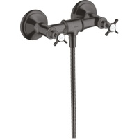 Hansgrohe Axor Montreux 2-Griff-Brausearmatur - brushed black chrome