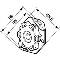 SOMFY NHK-Kompakt Adapterlager 9910051