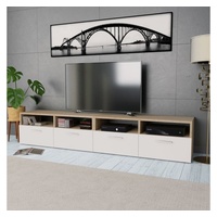 VidaXL 2 Stk. TV-Schränke Holzwerkstoff 95x35x36 cm Eiche und