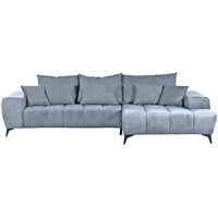 GUTMANN FACTORY Ecksofa Blau, (jeansblau), B:300cm H:60cm T:205cm, 95%