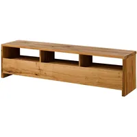 Massivmoebel24 TV-Board Wildeiche 191x45x50 natur geölt PURE OAK #109)