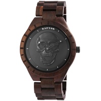 Festina Raptor Armbanduhr Holz Totenkopf Uhr dunkelbraun RA20300-001 -