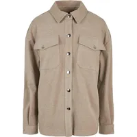 URBAN CLASSICS Classic Overshirt in lighttaupe - Light Taupe