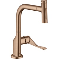 Hansgrohe Axor Citterio Ausziehbrause brushed red gold (39863310)