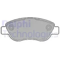 Delphi Bremsbelagsatz, RENAULT,FIAT LP2075 98845340,77363782