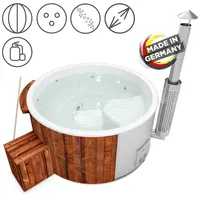 Holzklusiv Hot Tub Spa Deluxe Clean Wanne Weiß,