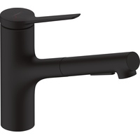 Hansgrohe Zesis M33 150 Ausziehbrause, 2jet, sBox lite, Mattschwarz