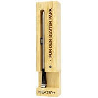 MEATER Weihnachts-Edition Der beste Papa\ Grillthermometer Holz