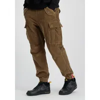 Alpha Industries Airman Cord Cargohose Beige L