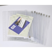 FolderSys Dokumententaschen 19x30,5 cm glasklar glatt 0,15 mm