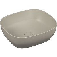 Vitra Options Aufsatzschale 5994B420-0016 47,5x41cm, rechteckig, ohne Überlauf/Hahnloch, Taupe