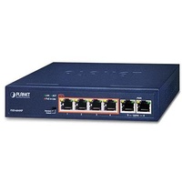 Planet 4-Port 10/100TX 802.3at POE + Unmanaged Fast Ethernet