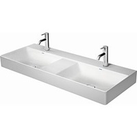 Duravit DuraSquare Möbel-Doppel-Waschtisch geschliffen 2353120014 120 x 47 cm,